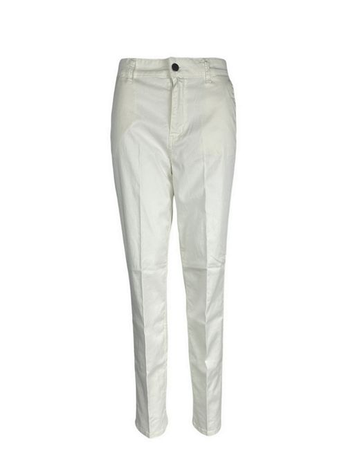 pantalone donna modello chinos latte Atelier Cigala's | 29-344-TGS16043